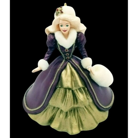 Barbie Ornament 1996 Christmas Tree Hallmark Keepsake Holiday Vintage Decor - Picture 1 of 15